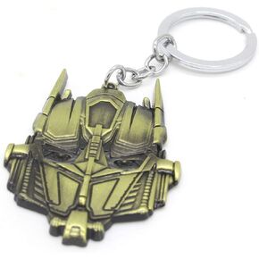 Transformers car keychains Metal Key Ring key holder wallet pendants backbag decoration Color Bronze