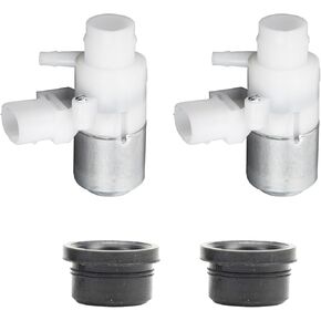 Truck Windshield Wiper Washer Fluid Pump Compatible with Kenworth T680 T880 Peterbilt 104307 T4695001 104252 HLK7046 2PCS
