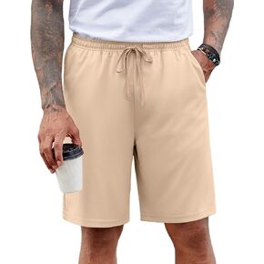 شورت رجالي كاجوال من COOFANDY برباط خصر مطاطي خفيف الوزن ومطاط للصيف مع جيوب in Kuwait