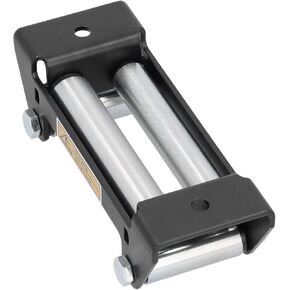 Wire Rope Roller Fairlead, Winch Roller Fairlead 165mm/6.5in Metal Universal Maintenance Replacement for ATV UTV