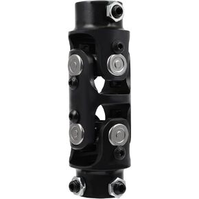 cciyu Black Steering Joints Double 3/4 DD x 3/4-36 Spline Universal U-Joint Shaft 127mm