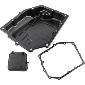 52852912AC Trans Transmission Oil Pan with Oil Filter/Gasket Compatible with Chrysler 300 2005-2010 Compatible with Dakota 2004-2011 Compatible with Jeep Wrangler 2003-2011 68059549AA 52852912