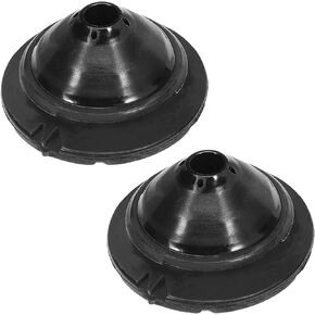 2 Pcs Rear Black Upper Suspension Coil Spring Insulator Fits Civic 2006 2007 2008 2009 2010 2011, Black Rear Spring Mounting, Replaces 52691SNAA01, RubberMaterial