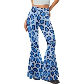 Bulopur Women High Waisted Yoga Flare Pants Bootcut Leggings Pants Workout Trousers Wide Leg Sweatpants