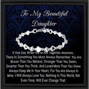 To My Beautiful Daughter Bracelet, Daughter Gift, I love you Daughter, Daughter Birthday Gift,Graduation gift, Christmas gift