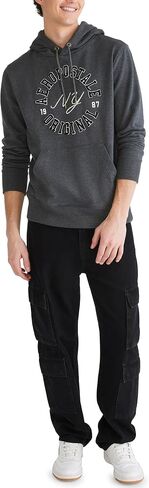 AEROPOSTALE Men's Aero Logo Popover Hoodie-Circle in Kuwait