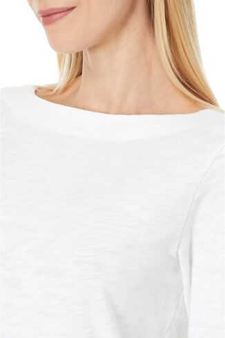 Lilla P Women's Long Sleeve Seamed Boatneck in Saudi Arabia