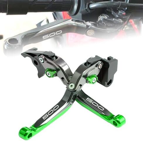 For Ninja 500 Z500 NINJA500 SE 2024 2023 2022 2021 2020 Motorcycle Accessories Adjustable Foldable Extendable Scooter brake Clutch lever Handle ninja500 z500 se (Black Black Red) in Kuwait
