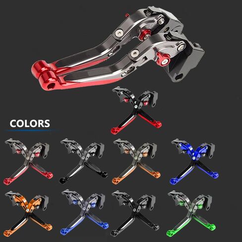 For Ninja 500 Z500 NINJA500 SE 2024 2023 2022 2021 2020 Motorcycle Accessories Adjustable Foldable Extendable Scooter brake Clutch lever Handle ninja500 z500 se (Black Black Red) in Kuwait
