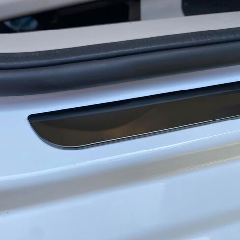 Door Sill Guards Protector for Charger Stainless Steel Door Entry Guards fit for Dodge Charger, 2pcs/Set (Black) in Saudi Arabia