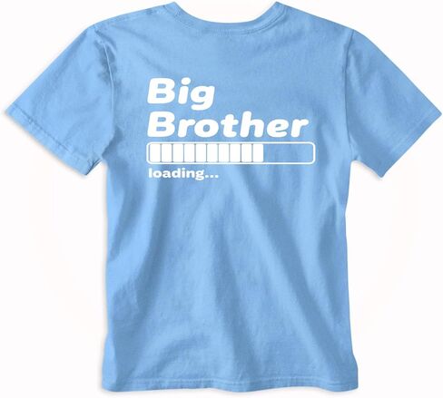 Big Brother Loading... - Toddler Outfits - Funny Sibling Announcement Tee Cute Boy T Shirt Clothes in Kuwait