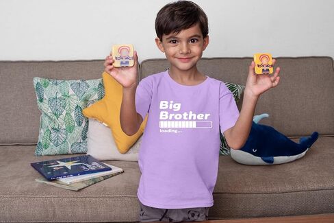 Big Brother Loading... - Toddler Outfits - Funny Sibling Announcement Tee Cute Boy T Shirt Clothes in Kuwait