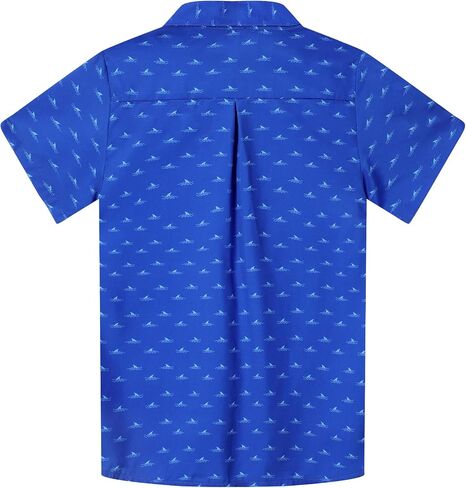 Boy's Hawaiian Shirt Short Sleeve Casual Button Down Beach Aloha Shirt Kids Summer Luau Hawaii Shirts 5–14 Years in Saudi Arabia