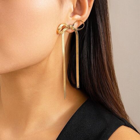 Bow Earrings for Women Sparkly Rhinestone Bow Earrings Red Earrings for Women Pearl Bow Earrings Womens Gifts for Valentines Day in Saudi Arabia