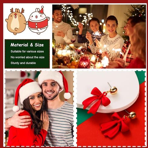 Bow Earrings for Women Sparkly Rhinestone Bow Earrings Red Earrings for Women Pearl Bow Earrings Womens Gifts for Valentines Day in Kuwait