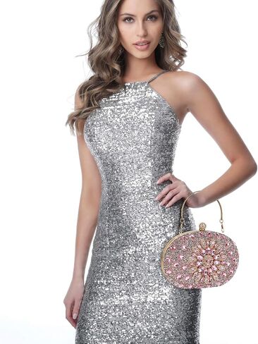 Rhinestone Evening Clutch Purses for Women, Party Crystal Purses Diamond Handbag Weddings Formal Bag in Saudi Arabia