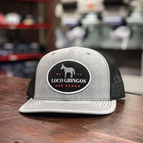 WHISKEY BENT HAT CO. Loco Gringos Adjustable Snapback Trucker Hat in Kuwait