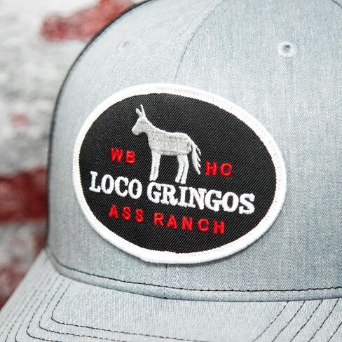 WHISKEY BENT HAT CO. Loco Gringos Adjustable Snapback Trucker Hat in Kuwait