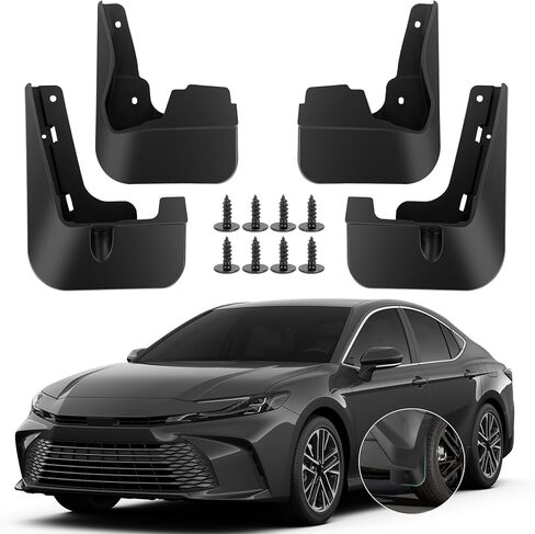 Mud Flaps Compatible with 2025 Toyota Camry Hybrid (XV80) LE/XLE Accessories ABS Material Mudguards Mudflaps for 2025 Camry LE/XLE in Kuwait