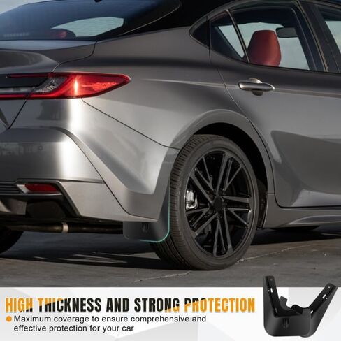 Mud Flaps Compatible with 2025 Toyota Camry Hybrid (XV80) LE/XLE Accessories ABS Material Mudguards Mudflaps for 2025 Camry LE/XLE in Kuwait