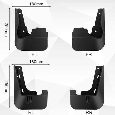 Mud Flaps Compatible with 2025 Toyota Camry Hybrid (XV80) LE/XLE Accessories ABS Material Mudguards Mudflaps for 2025 Camry LE/XLE in Kuwait