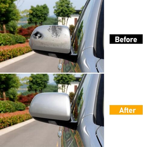 Moonlinks Compatible with Toyota Highlander 2009 2010 2011 2012 2013 2014 Left Side Mirror Cover Replacement, Glossy Black Left Driver Side Door Rearview Mirror Cover Trim Side Mirror Cap Cover in Kuwait