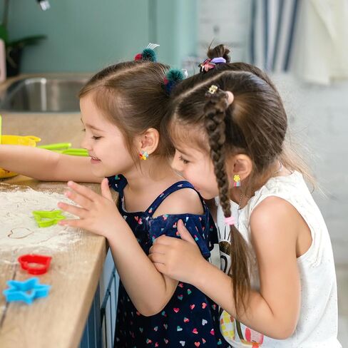 Hicdaw Kids Clip On Earrings for Girls, 25/30 Pairs Party Favor Hypoallergenic Jewelry Earrings for Kids Ages 4-12, Cute Animal Clip On Earrings for Little Girls with No Ear Holes Set Mixcolor in Saudi Arabia