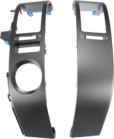 Motoforti Center Dash A/C Outlet Vent Trim Panel, for Toyota Prius 2004-2009, Left Right Dashboard Dash Air Vent Cover Trim Duct Air Outlet, Plastic, No.5567047060/5568047020, Gray, 1 Pair in Saudi Arabia