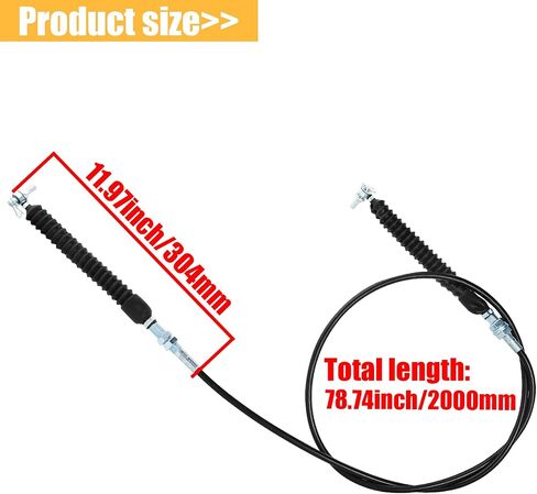 Heavy Duty Shift Control Cable Compatible with Polaris 7081209 Ranger 500 700 2005 2006 2007 2008 2009 2010 2x4 4x4 6x6 Gear Selector in Saudi Arabia