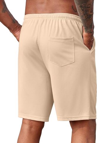 شورت رجالي كاجوال من COOFANDY برباط خصر مطاطي خفيف الوزن ومطاط للصيف مع جيوب in Kuwait