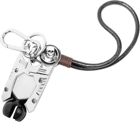 Key Shell Fit for Can Am Ryker All Modles | US Flag Pattern Ignition Key Fob Holder Keychain for Ryker 600 900 Accessories/ Rally/ Sport Edition (Chrome) in Kuwait