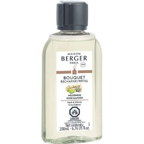 MAISON BERGER - Wilderness - Air Freshener - Fragrance Refill for Reed Sticks and Ceramic Diffuser - 6.76 Fluid Ounces - 200 Milliliters