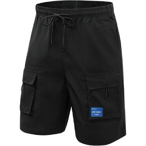 Men's Hiking Shorts Fishing Cargo Wrok Shorts Lightweight Running Gym Outdoor Active Shorts with Zipper Pockets Pants