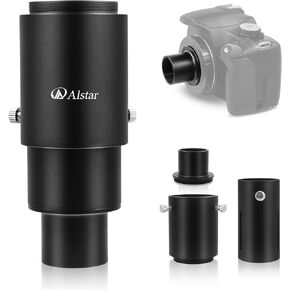 Alstar 1.25" Extendable Camera Adapter - for Either Prime-focus Or Eyepiece-projection Astrophotography with Refractors or Reflector Telescopes - Threaded for Standard 1.25inch Astronomy Filters