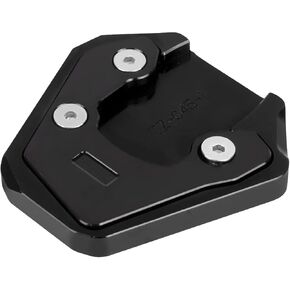 Worldmotop Motorcycle Kickstand Pad Enlarger Extension Side Stand Plate Replacement for Suzuki GSX-S750 GSXS750 1000 GSX-S1000 GSX-S1000F Support Foot Pad (black)