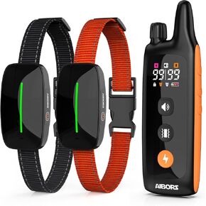 Dog Shock Collar - 3300FT Dog Shock Collar with Remote Control IPX7 Waterproof Dog Training Collar Rechargeable E-Collar for Small Medium Large Dogs with Beep Vibration Safe Shock Modes