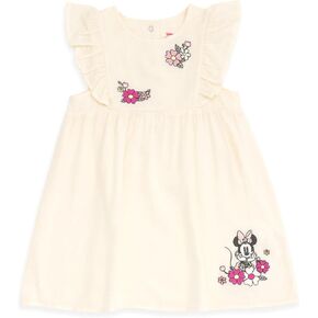 Disney Minnie Mouse Linen Matching Family Dress Newborn to Little Kid Sizes (Newborn - 7-8)
