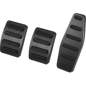 X AUTOHAUX 1 Set Manual Transmission Clutch Pedal Cover Brake Pedal Pad Gas Accelerator Pedal Cover for Suzuki Jimny JB64W Sierra JB74W Black