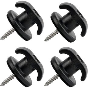 AUTOXBER 4Pcs Cargo Net Hardware Kit Car Rear Trunk Clips Tie Down Hanging Hook Ring Loop