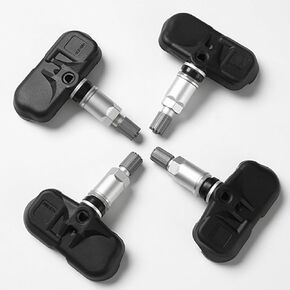 Tire Pressure Monitoring Sensor PMV-107J 42607-33011 42607-33021 Compatible with Lexus is RX GX SC Toyota RAV4 Camry Corolla FJ Tacoma Tundra Scion IQ XB XD 4-Pack
