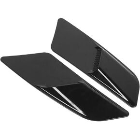 1 Pair Scoop Bonnet Vent Hood Cover Trim, Engine Bonnet Air Vent Cover Front Bonnet Decoration Replacement for Mustang 2015 to 2017