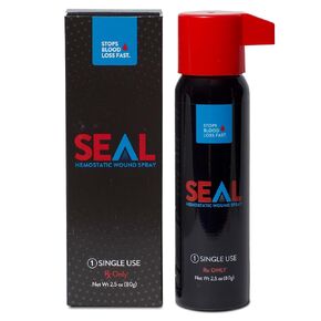 2.5oz SEAL Aerosolized Hemostatic Wound Spray – Rapid Bleeding Control - Emergency Preparedness Product - Perfect for Hotels, Emergency Workers, Military & Law Enforcement