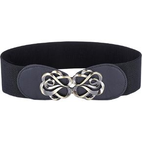 GRACE KARIN Women Stretchy Vintage Dress Belt Elastic Waist Cinch Belt CL413