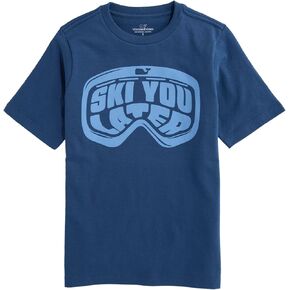vineyard vines Boys' Ski You Later Short-Sleeve Tee