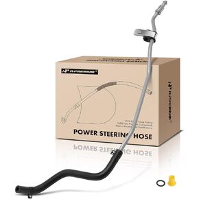 A-Premium Power Steering Hose Return Hose Line Assembly Compatible with Hyundai Elantra 1996-2000, Tiburon 1997-2001, From Gear (Lower), Replace# 5757029010