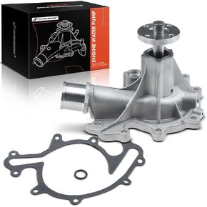 A-Premium Engine Water Pump with Gasket Compatible with Ford Mustang 1996-2004, Thunderbird 1996-1997 & Mercury Cougar 1996-1997, V6 3.8L Gas