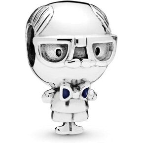 MiniJewelry Grandpa PaPa Dad Daddy Charm fits Pandora Moments Bracelets Family Birthday Christmas Granddaughter