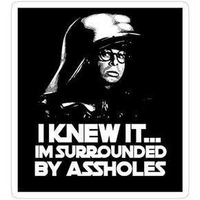 I Knew It. Spaceballs Decal Sticker - Sticker Graphic - Auto, Wall, Laptop, Cell, Truck Sticker for Windows, Cars, Trucks