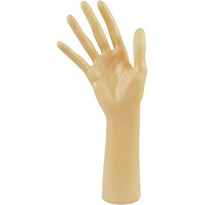 AUEAR, Female Mannequin Hand Display for Jewelry Display Holder Bracelet Necklace Ring Stand (White, 11"x7.3", 1 Pack)