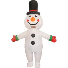 IRETG Inflatable Snowman Costume for Adults 4.9-5.9ft